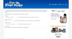 Desktop Screenshot of freebingomaker.com